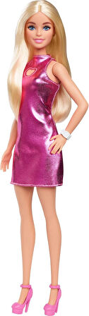 Barbie® Büyüleyici Parti Bebekleri - Pembe Metalik Elbiseli Sarışın, 3Y+, Hyt88