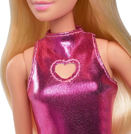 Barbie® Büyüleyici Parti Bebekleri - Pembe Metalik Elbiseli Sarışın, 3Y+, Hyt88