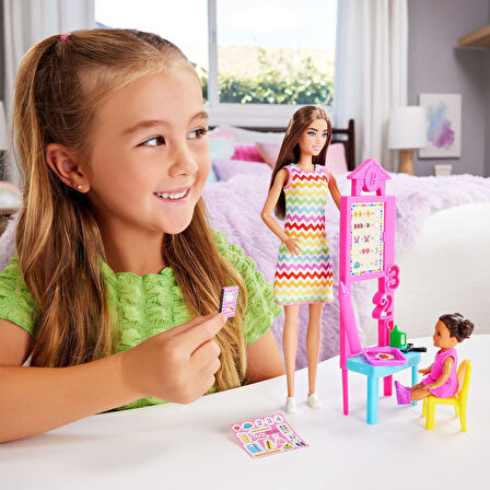 Barbie Kariyer Bebeği Öğretmen Jcr76