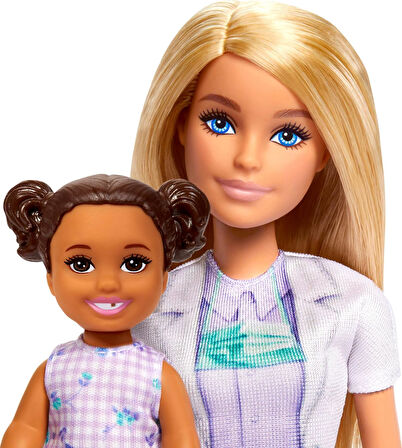 Barbie® Bakım Temalı Kariyer Oyun Setleri - Diş Hekimi Bebek, 3Y+, Jcr74