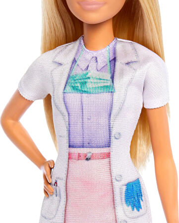 Barbie® Bakım Temalı Kariyer Oyun Setleri - Diş Hekimi Bebek, 3Y+, Jcr74