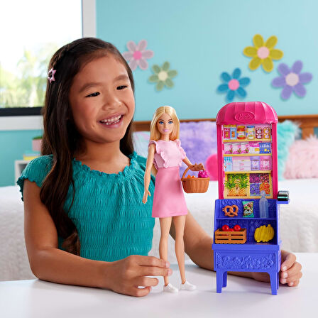 Barbie And Teresa Recipe For Friendship™ Malibu Markette™ Bebek Ve Oyun Seti, 3Y+, Jct05