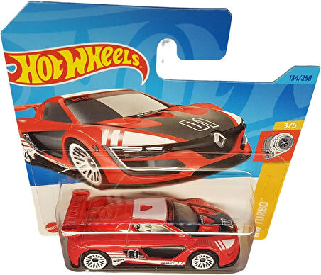 Hot Wheels - Renault Sport R.S. 01 - Hw Turbo 3/5 - Hkj38 - Short Card - Kırmızı - Mattel 2023