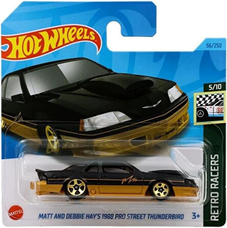 Hot Wheels Tekli Arabalar Matt And Debbie Hay'S 1988 Pro Street Thunderbird Hkj80