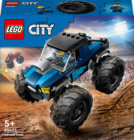 Lego City Mavi Canavar Kamyon 60402-5 Yaş Ve Üzeri Çocuklar Için Kamyonet İçeren Yaratıcı Oyuncak Ya