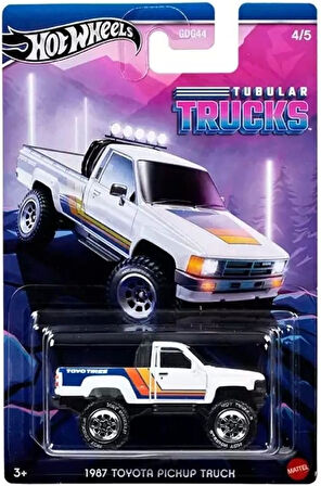 Hot Wheels Hot Wheels Tubular Trucks 1987 Toyota Pickup Truck,