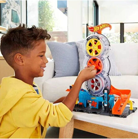 Hot Wheels Super Twist Tire Shop Hdp02 Lisanslı Ürün,Rkt-Hdp02
