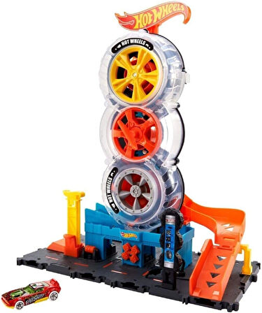 Hot Wheels Super Twist Tire Shop Hdp02 Lisanslı Ürün,Rkt-Hdp02
