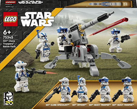 Lego® Star Wars 501. Klon Trooperlar Paketi 75345-6 Yaş Ve Üzeri Çocuklar Için Oyuncak Yapım Seti (1