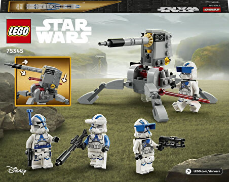 Lego® Star Wars 501. Klon Trooperlar Paketi 75345-6 Yaş Ve Üzeri Çocuklar Için Oyuncak Yapım Seti (1