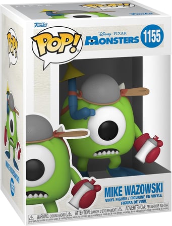 Funko 57743 Pop Disney: Canavarlar Inc 20Th- Mike W/Eldiveni, Çok Renkli