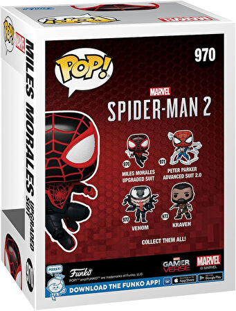 Funko Pop! Marvel: Gamerverse - Örümcek Adam 2, Miles Morales Yükseltilmiş Takım