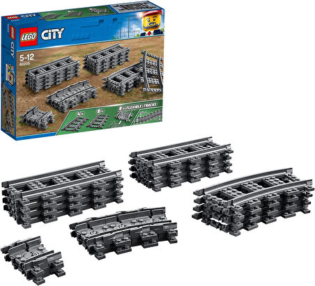 Lego City Raylar 60205 -5 Yaş Ve Üzeri Çocuklar Için City Setleriyle Uyumlu Yaratıcı Oyuncak Yapım S