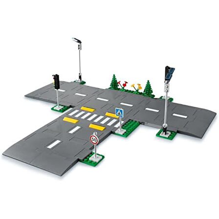 Lego City Yol Zeminleri 60304-5 Yaş Ve Üzeri Çocuklar İçin Lego City Setleriyle Uyumlu Yaratıcı Oyun