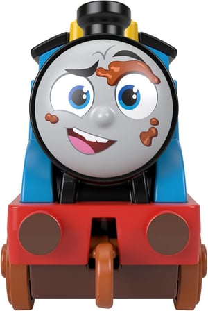 Thomas&Friends-Thomas Ve Arkadaşları Küçük Tekli Trenler (Sür Bırak) Çamurlu Thomas Hhn35