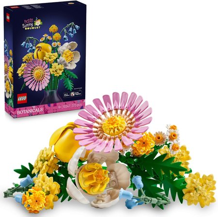 Lego Botanicals Küçük Sarı Buket 10347 - Papatya, Şakayık Ve Lale İçeren Sevgililer Günü'Ne Özel Dek