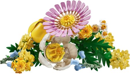 Lego Botanicals Küçük Sarı Buket 10347 - Papatya, Şakayık Ve Lale İçeren Sevgililer Günü'Ne Özel Dek
