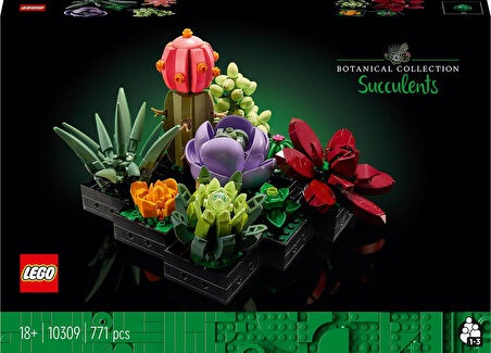Lego® Icons Sukulentler 10309 - Yetişkinler İçin Lego Botanik Koleksiyonunun Tamamlayıcısı Sergilene
