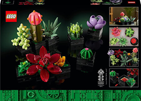 Lego® Icons Sukulentler 10309 - Yetişkinler İçin Lego Botanik Koleksiyonunun Tamamlayıcısı Sergilene