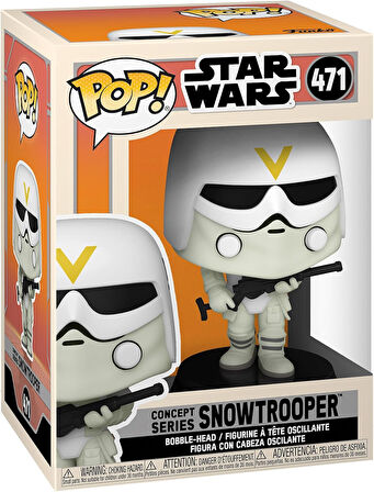 Funko Pop! Star Wars: Concept Serisi - Snowtrooper - Vinil Koleksiyon Figürü - Hediye Fikri - Resmi 