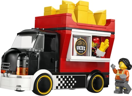 Lego City Patates Kızartması Kamyonu 60488 – 5 Yaş Ve Üzeri Çocuklar Için Satıcı Ve Müşteri Minifigü