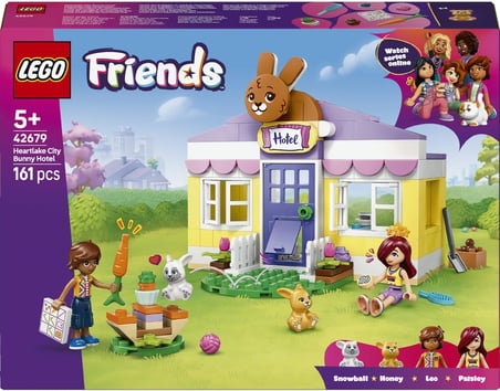 Lego Friends Heartlake Şehri Tavşan Oteli 42679 – 5 Yaş Ve Üzeri Çocuklar Için Paisley Ve Leo Mini B