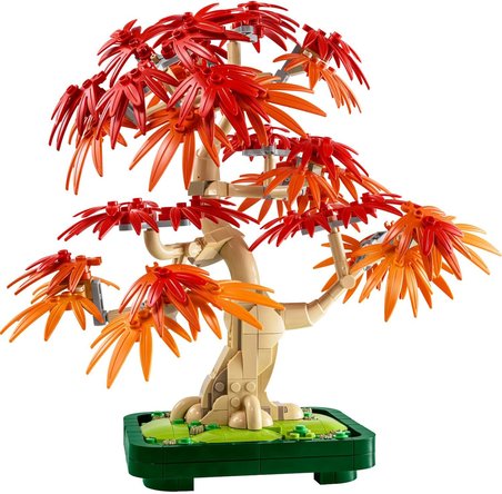 Lego Botanicals Japon Kırmızı Akçaağaç Bonsai Ağacı 10348 - Kırmızı Ve Kehribar Sarısı Yapraklara Sa