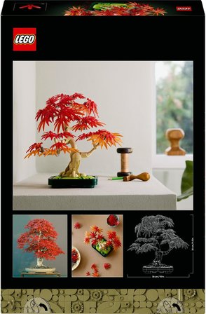 Lego Botanicals Japon Kırmızı Akçaağaç Bonsai Ağacı 10348 - Kırmızı Ve Kehribar Sarısı Yapraklara Sa