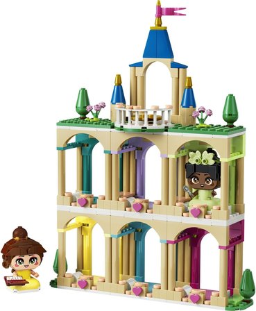 Lego Disney Princess Şato Ile Mini Belle Ve Tiana 43291 – 5 Yaş Ve Üzeri Çocuklar Için Karakterlerin