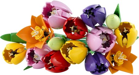 Lego Botanicals Lale Buketi 11501 - Yetişkinler Için Çeşitli Renkler Ve Aşamalarda 5 Lale İçeren Sev