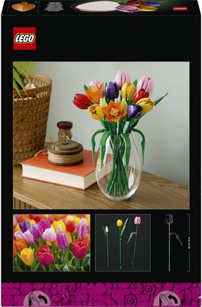 Lego Botanicals Lale Buketi 11501 - Yetişkinler Için Çeşitli Renkler Ve Aşamalarda 5 Lale İçeren Sev