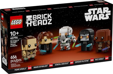 Lego Brickheadz 40796 Revenge Of The Sith Heroes And Villains
