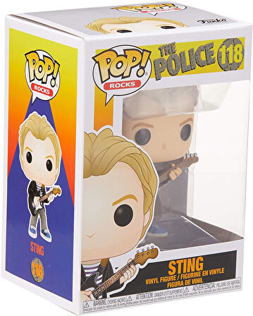 Funko 40087 Pop! Vinyl: Musik: The Police - Sting Sammelbares Spielzeug, Mehrfarben