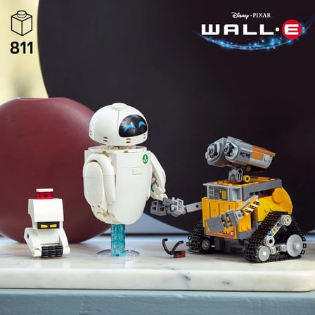 Lego ǀ Disney Ve Pixar Wall-E Ve Eve 43279 – Film Sever Yetişkinler Için Dekoratif Ve Koleksiyonluk 