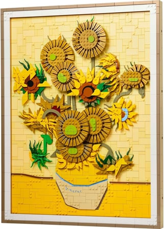 Lego Art Vincent Van Gogh – Ayçiçekleri 31215 - Yetişkinler Için Ayarlanabilir Taç Yaprakları İçeren