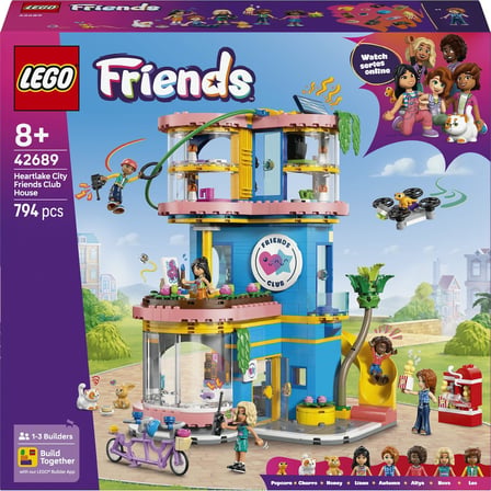Lego Friends Heartlake Şehri Friends Kulüp Evi 42689 – 8 Yaş Ve Üzeri Çocuklar Için Autumn, Nova, Al