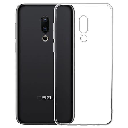 Meizu 16 Plus Kamera Korumalı Ultra Koruma Silikon Kılıf-(5775)