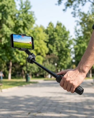 Axis Telefon Gimbal Stabilizer Video Çekim Sabitleyici