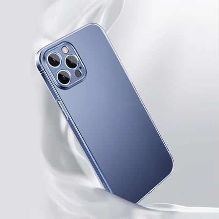 Baseus Simple Case İPhone  Pro Max . İnce Şeffaf Silikon Kılıf-()