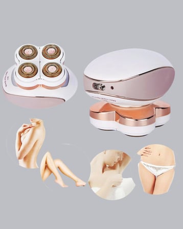 Pürüzsüz Cilt İçin Çok Başlıklı Ağrısız Tıraş Makinesi