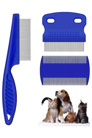 Evcil Hayvan Tarak Seti 'lü Bit Tarağı Ked Köpek Tüyüne Uygun