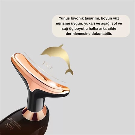 Titreşimli Yüz ve Boyun Masaj Aleti Lifting Etkili Cilt Bakım Cihazı