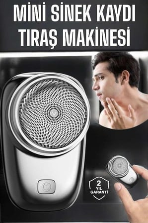Tıraş Makinesi Mini Sıfır Sakal Yanak Tıraş Makinesi USB Şarjlı