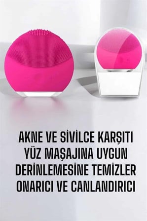 Yüz Temizleme Ve Masaj Aleti Tüm Cilt Tipleri İçin Uygun Kan Dolaşımını Artıran