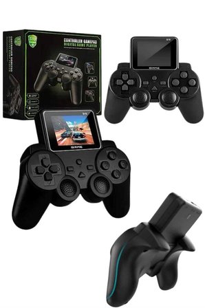. İnç Ekran  Oyunlu Retro Temalı Kablosuz Oyun Kolu El Atarisi