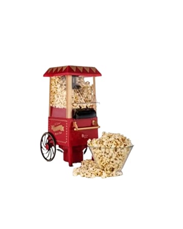Yağsız Popcorn Makinesi Hızlı Sıcak Hava Mısır Patlatıcı Ev Tipi Kullanım