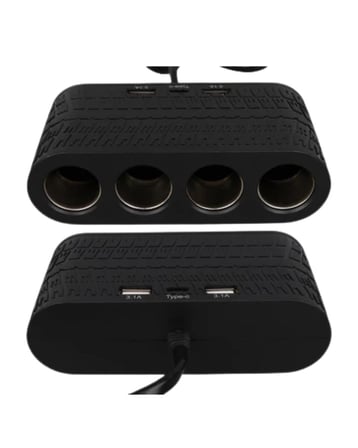 Araç Çakmak Çoklayıcı USB ve Type C Destekli Güçlü ve Güvenli Kullanım