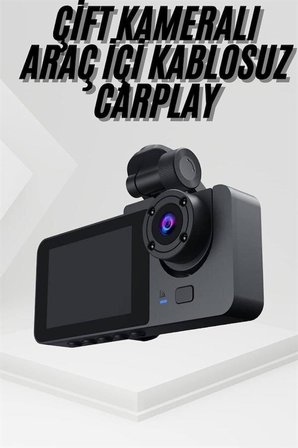Kameralı  İnç P Araç İçi Kamera Sürüş Kamerası CarPlay