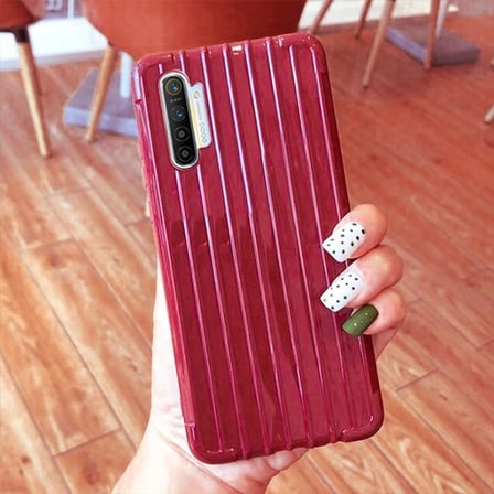 Ally Oppo Realme XT/X2 Trunk Lines ince Soft Silikon Kılıf-(5775)