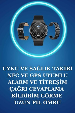 Akıllı Saat ve Kulaklık Seti Bildirim Görme Arama Cevaplama ANC Özelliği